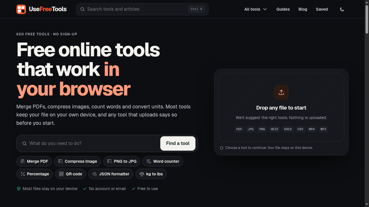 UseFreeTools screenshot