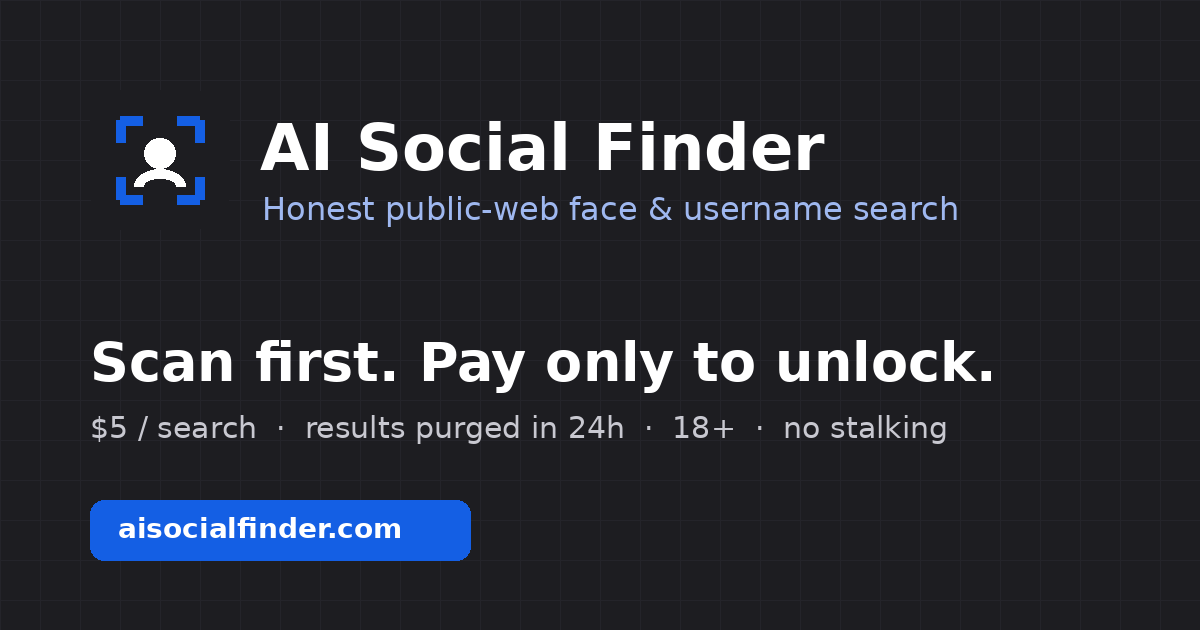 AI Social Finder screenshot